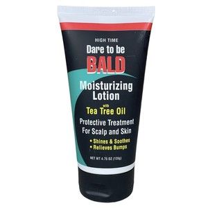 High Time Dare To Be Bald Moisturizing Lotion w/ Tea Tree Oil 4.75 oz New